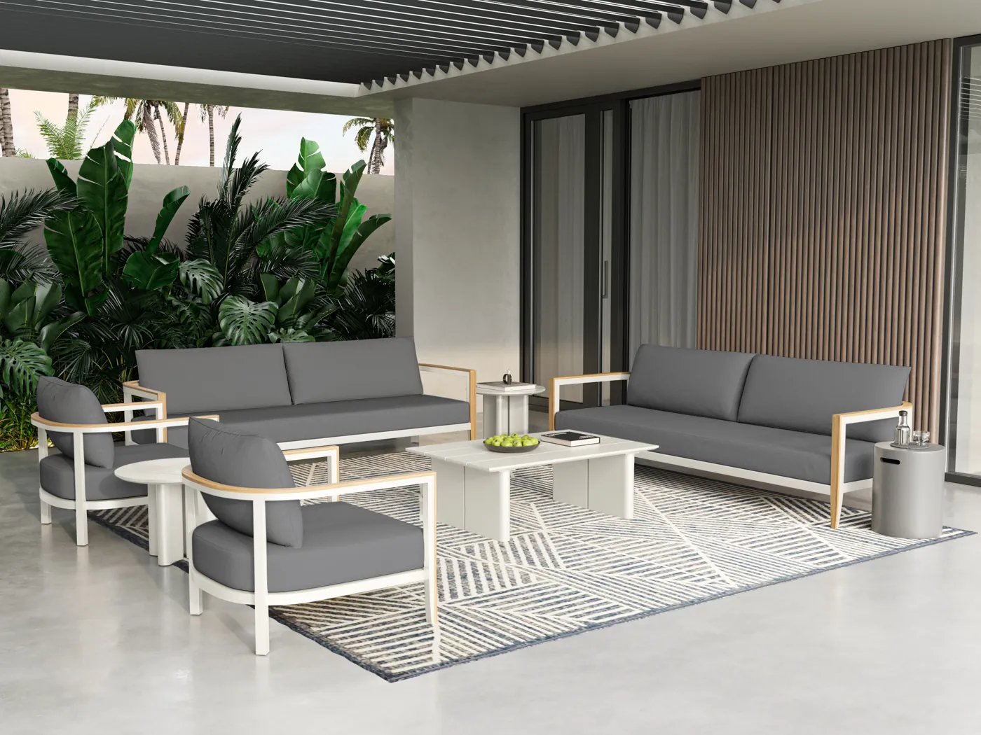 Courtyard lounge
