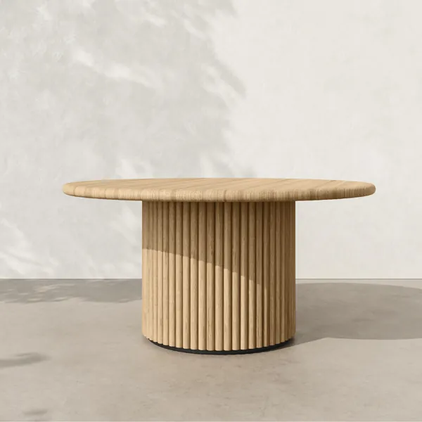 Cielo Fluted dining table